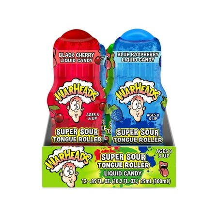 WARHEADS SUPER SOUR TONGUE ROLLER 12/.85 OZ