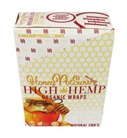 HIGH HEMP ORGANIC WRAP HONEY 25 CT
