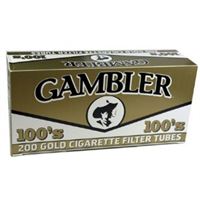 GAMBLER TUBE GOLD 100MM 200 CT