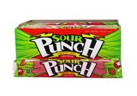 SOUR PUNCH STRAWS STRAWBERRY 24 CT