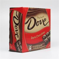 DOVE DARK CHOCOLATE 18 CT