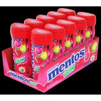 MENTOS GUM RED FRUIT LIME 10 CT
