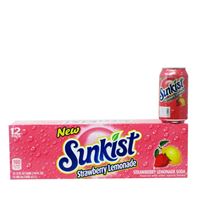 SUNKIST STRW/LEMONADE 12/12 OZ
