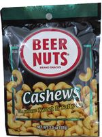 BEER NUTS CASHEWS 12/2 OZ