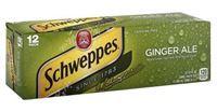 SCHWEPPES GINGER ALE 12/12 OZ