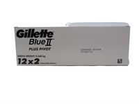 GILLETTE BLUE PLUS PIVOT 2/12CT
