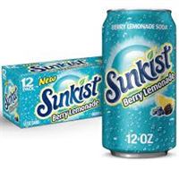 SUNKIST BERRY LEMONADE 12/12 OZ