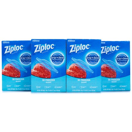 ZIPLOC FREEZER BAGS 17.7*18.8 4/30 CT