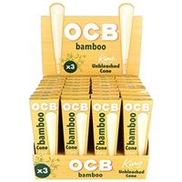 OCB BAMBOO CONE KING SIZE 32/3 CT