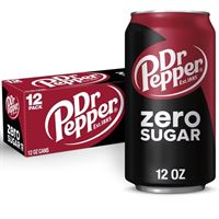 DR PEPPER ZERO 12/12 OZ
