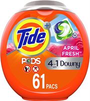 TIDE PODS FRER WITH DOWNY 61 PODS 4/58 OZ