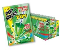 POP ROCKS DIPS SOUR APPLE SLIM BOX 18 CT
