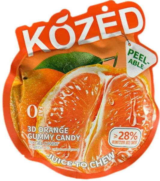 KOZED GUMMY 3D ORANGE 10/2.65 OZ