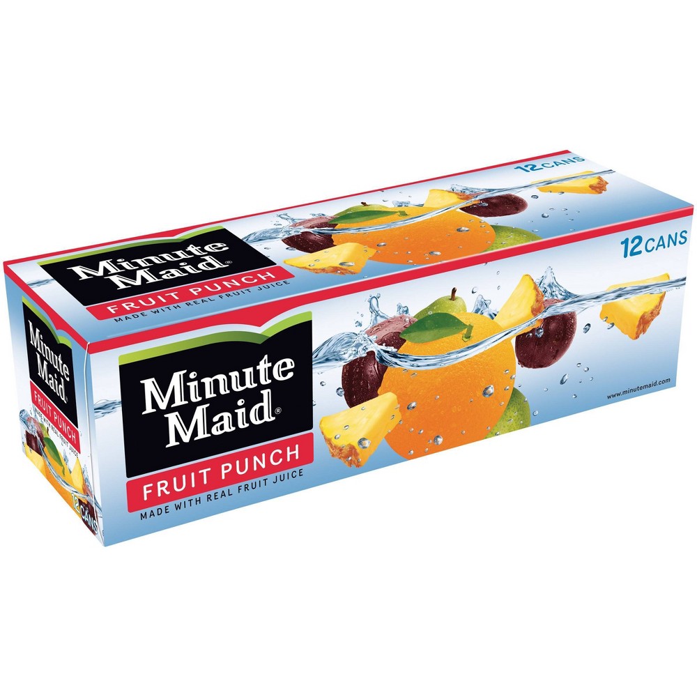 MINUTE MAID FRUIT PUNCH 12/12 OZ