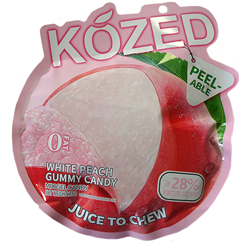 KOZED GUMMY WHITE PEACH 10/2.65 OZ