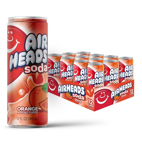 AIRHEADS SOUR SODA ORANGE 12/12 OZ